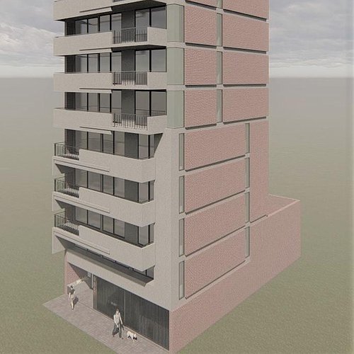 Desarrollo Edificio Francia - Monos 1 y 2 dormitorios